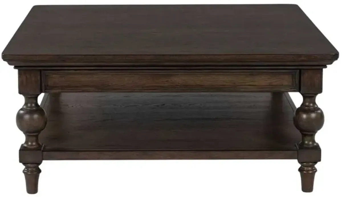 Signature Design by AshleyÂ® Veramond Dark Brown Coffee Table