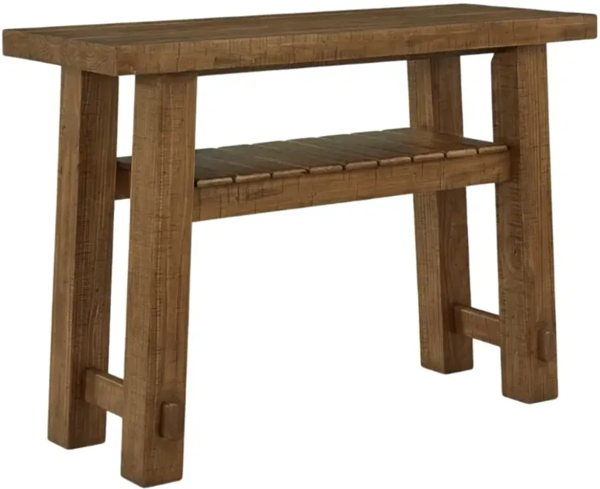Signature Design by AshleyÂ® Mackifeld Warm Brown Sofa Table