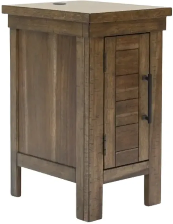 Signature Design by AshleyÂ® Moriville Grayish Brown Chairside End Table