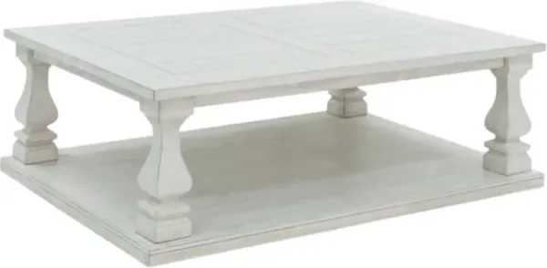 Signature Design by AshleyÂ® Arlendyne Antique White Coffee Table