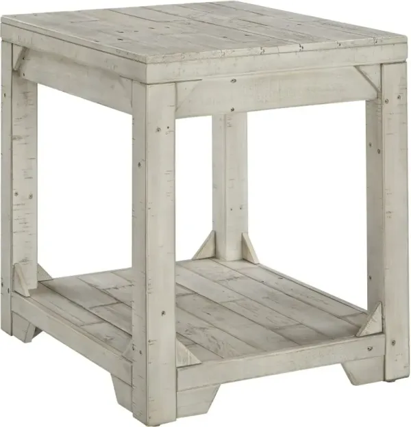 Signature Design by AshleyÂ® Fregine Whitewash End Table