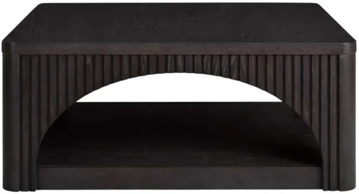 Signature Design by AshleyÂ® Yellink Black Square Coffee Table