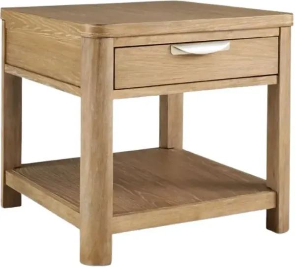 Signature Design by AshleyÂ® Rencott Light Brown End Table