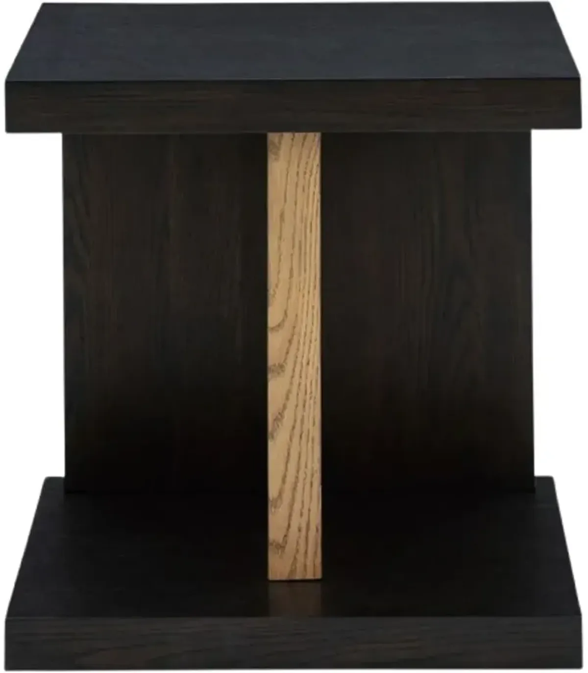 Signature Design by AshleyÂ® Kocomore Dark Warm Brown/Natural Chairside End Table
