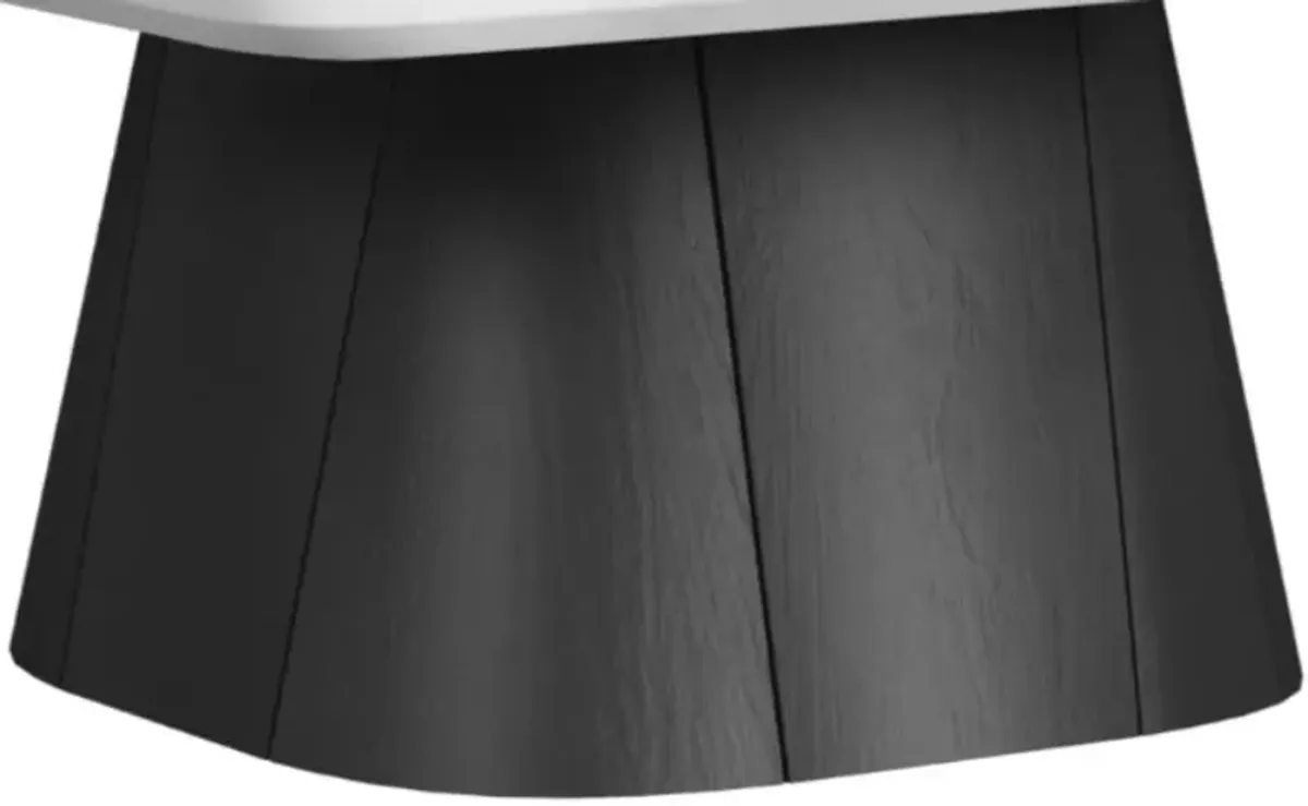 Elements International Edison Black/White Coffee Table 