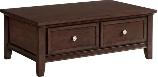 Elements International Chatham Cherry Coffee Table