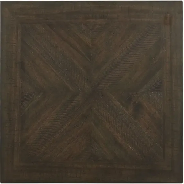 Elements International Colorado Charcoal Occasional End Table