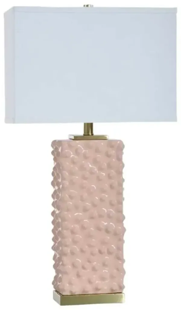 Stylecraft Edmund Pearl Blush Table Lamp
