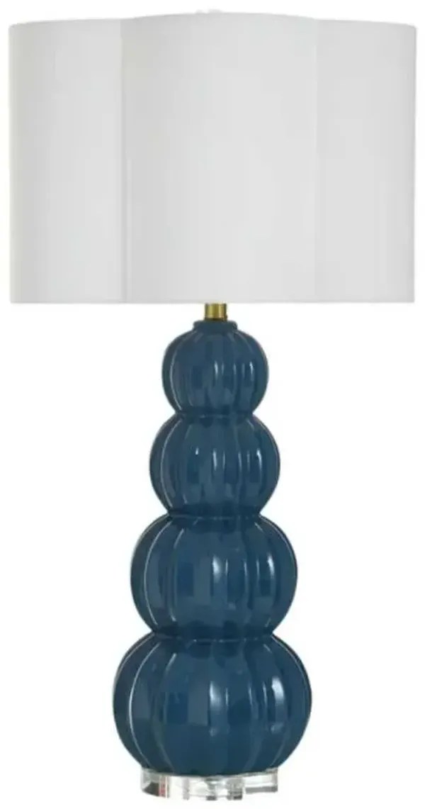 Stylecraft Ophelia Navy Table Lamp
