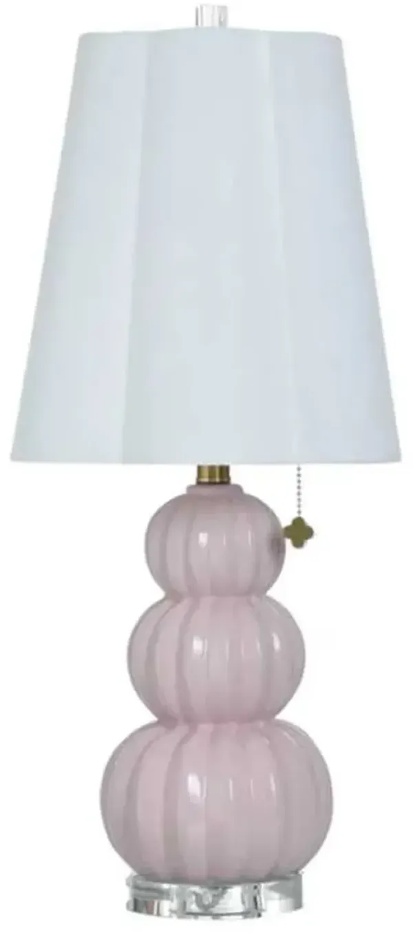 Stylecraft Ophelia Pink Peony 26" Table Lamp