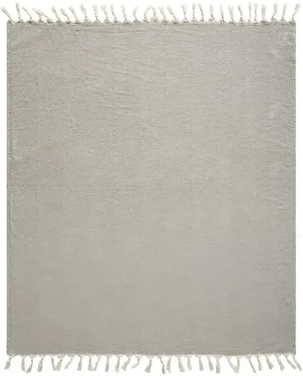 LR Home Light Gray Throw Blanket