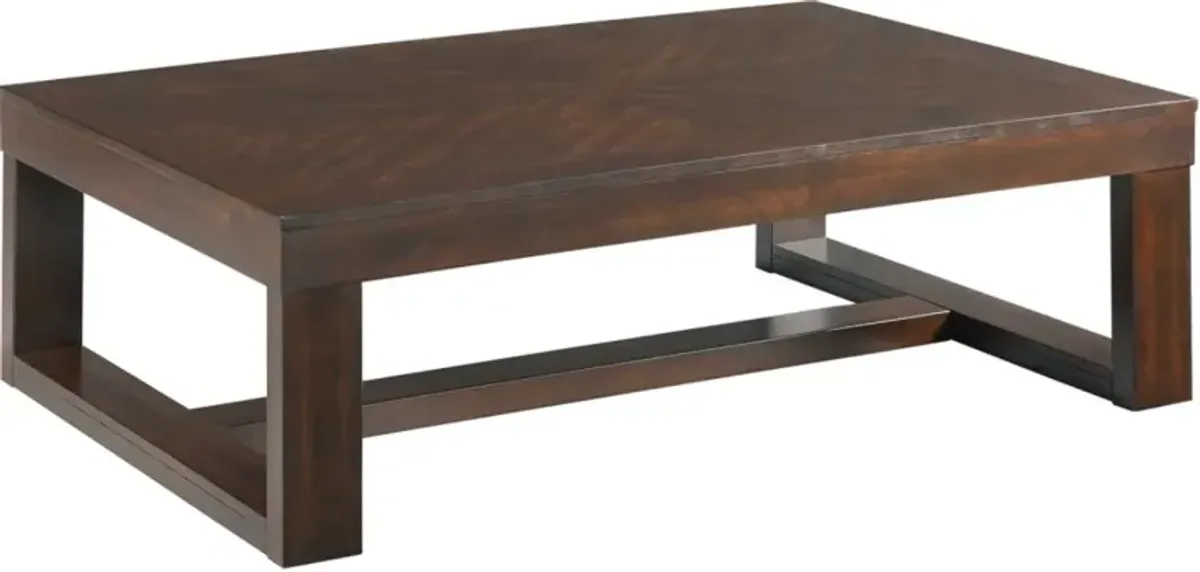 Elements International Hardy Cherry Coffee Table