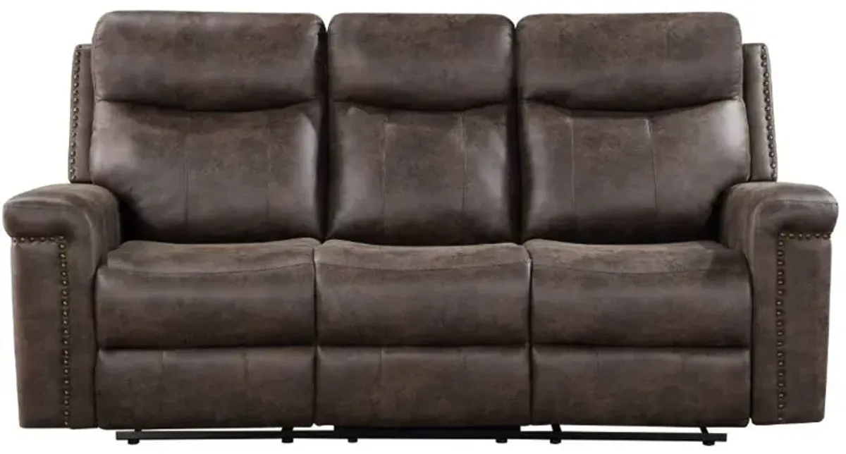 New ClassicÂ® Home Furnishings Quade Mocha Dual Manual Reclining Sofa