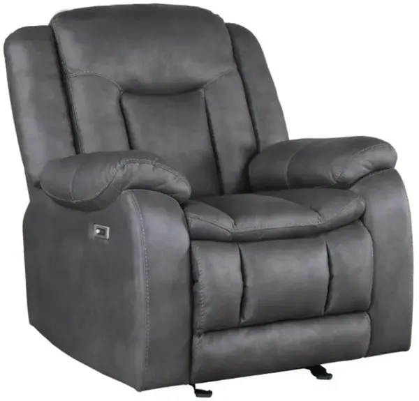 New ClassicÂ® Home Furnishings Morello Gray Manual Glider Recliner