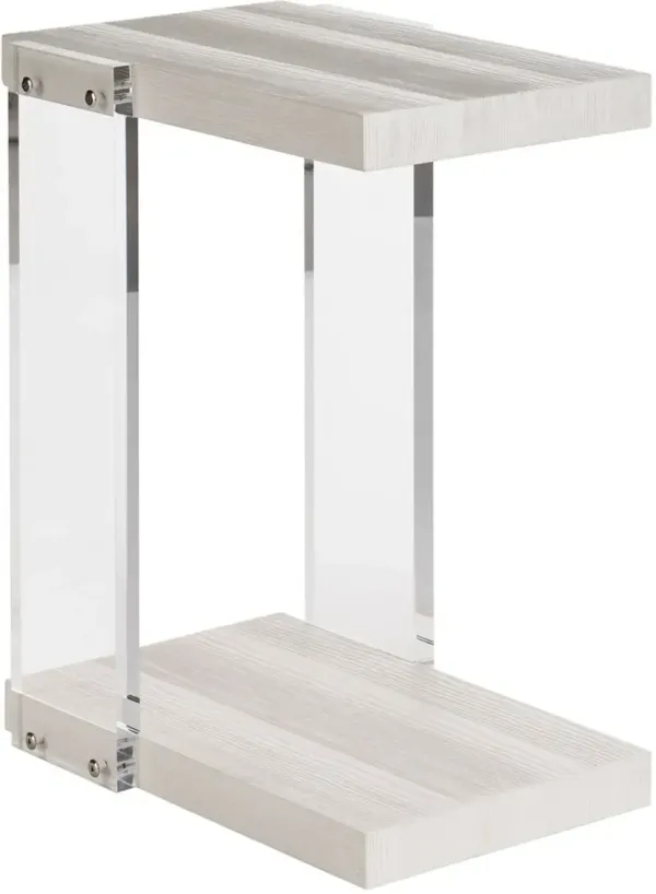 Universal Weekender Coastal Living Home St. Kitts White Sand Accent Table