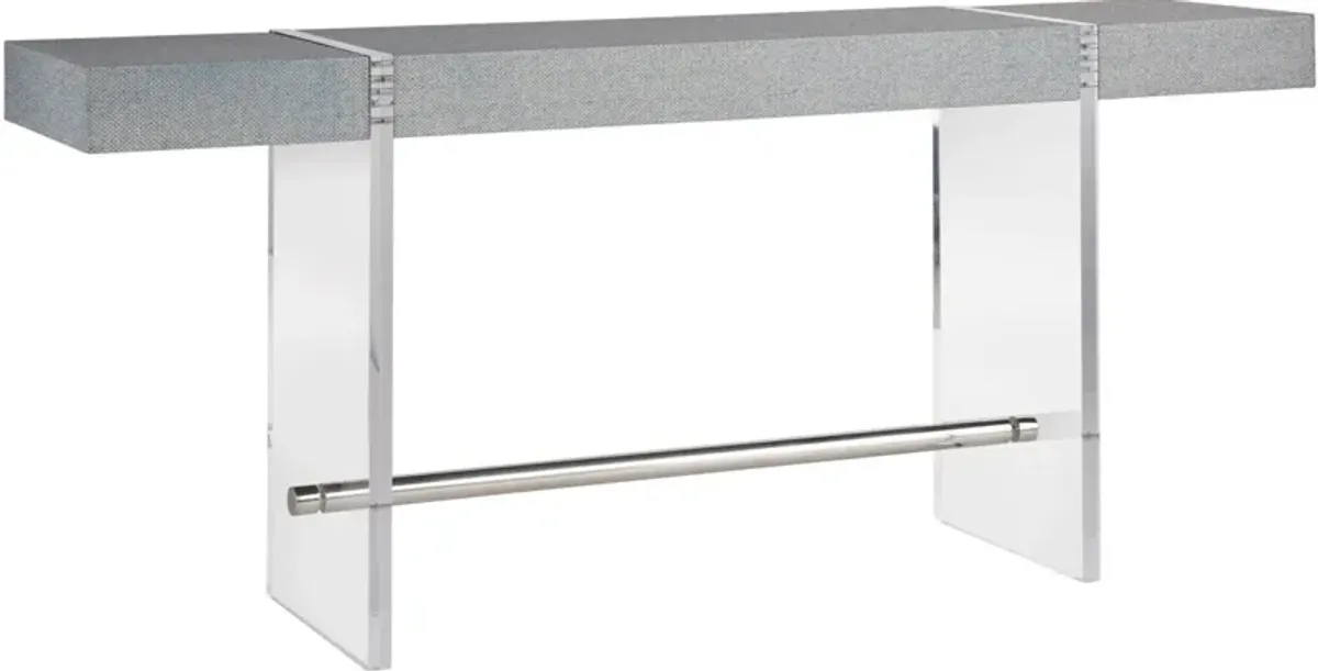 Universal Weekender Coastal Living Home Vineyard Haven Blue Seagrass Console