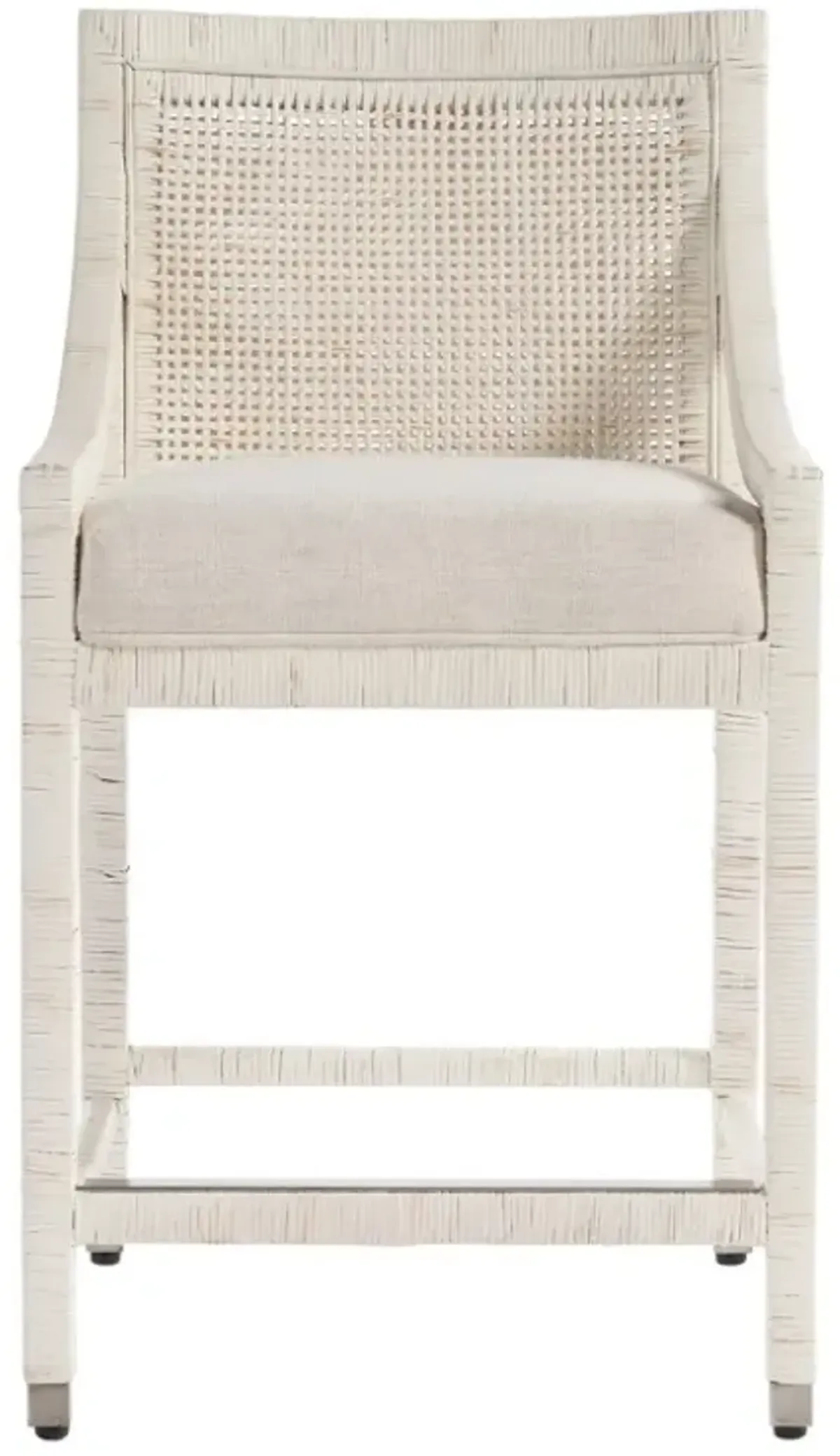 Universal Explore Home Weekender Coastal Living Home Longboat Nomad Snow-White Counter Stool