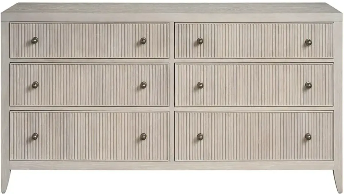 Universal Explore Home Avaline Carmen White Oak Dresser