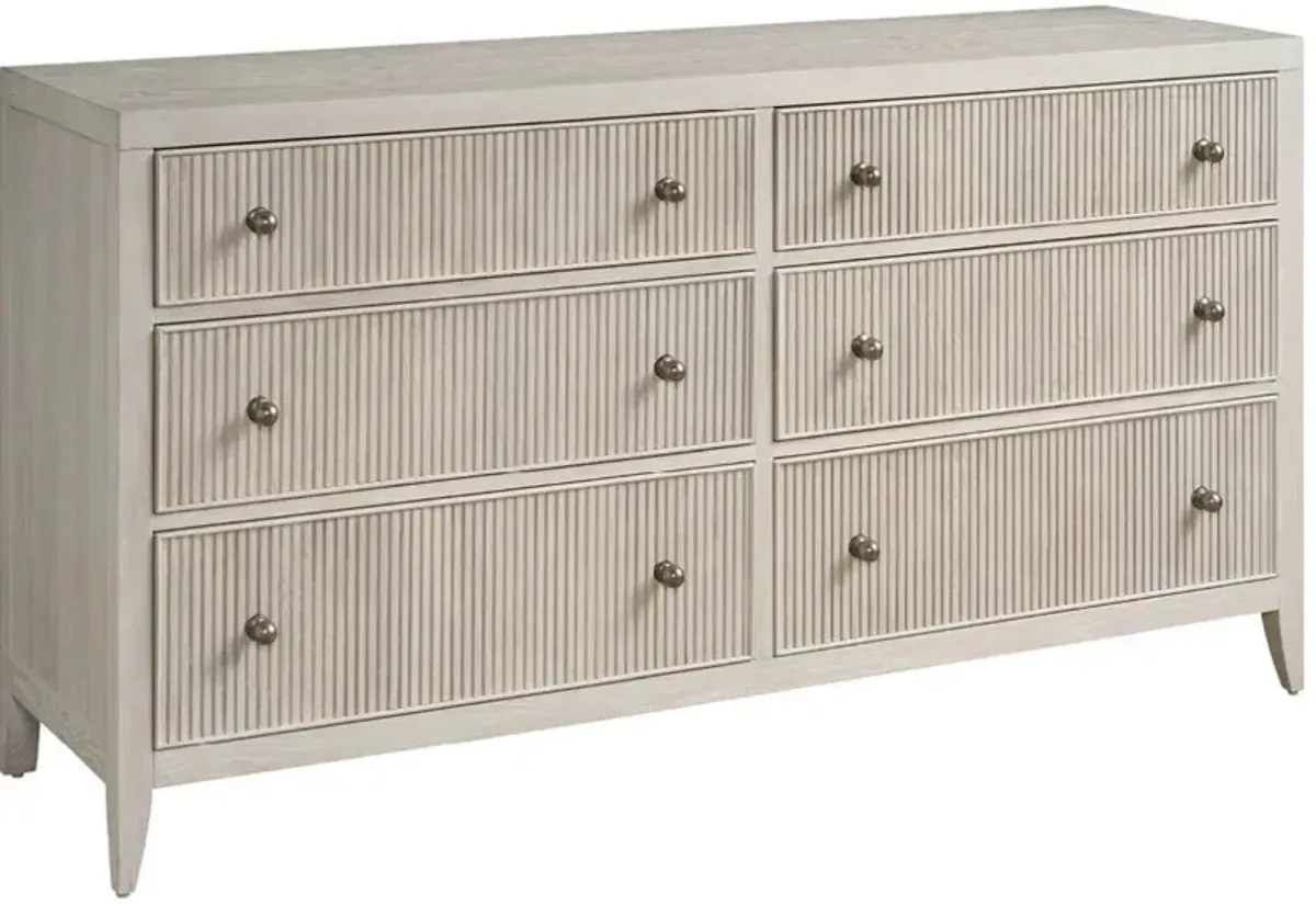 Universal Explore Home Avaline Carmen White Oak Dresser
