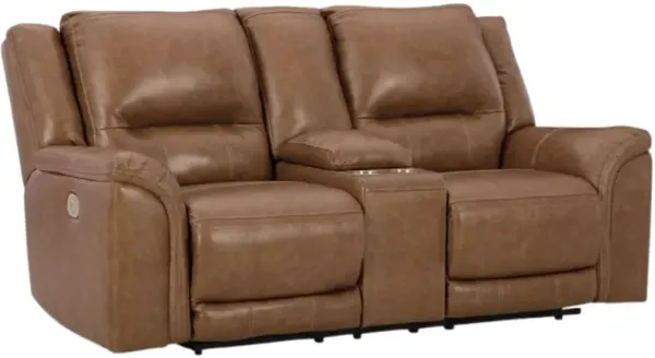 Signature Design by AshleyÂ® Trasimeno Caramel Power Reclining Loveseat