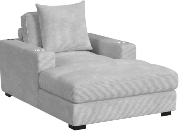 Elements International Arizona Steno Stone Chaise