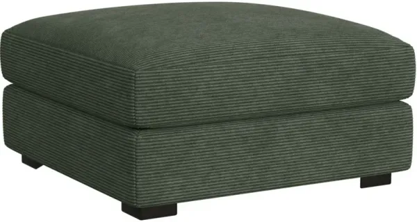 Elements International Arizona Steno Olive Ottoman