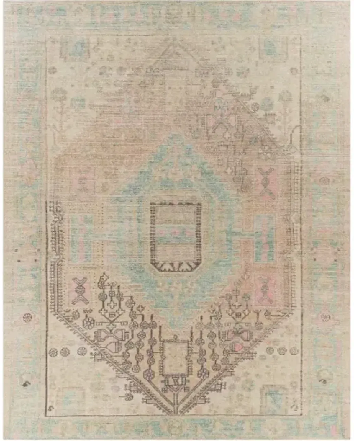 Surya Unique Multi-Colored 8'x10' Area Rug