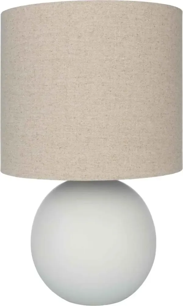 Surya Vogel Light Gray/White Lamp