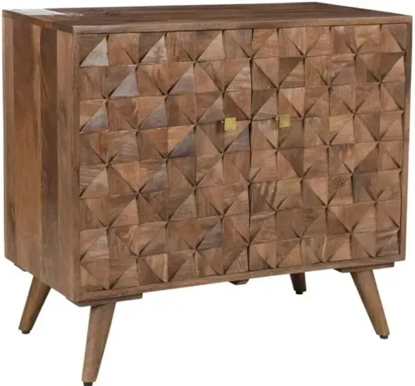 Steve Silver Co. Veneto Matte Walnut Accent Cabinet