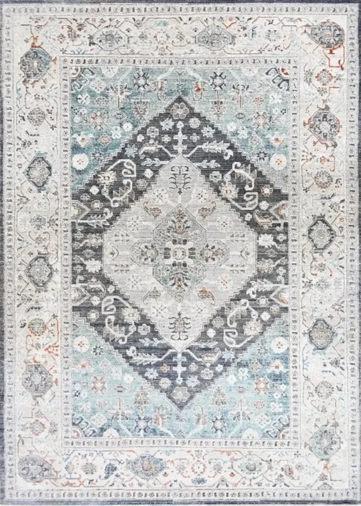 Mayberry Rugs Windsor Aria Ivory 5"x7" Area Rug