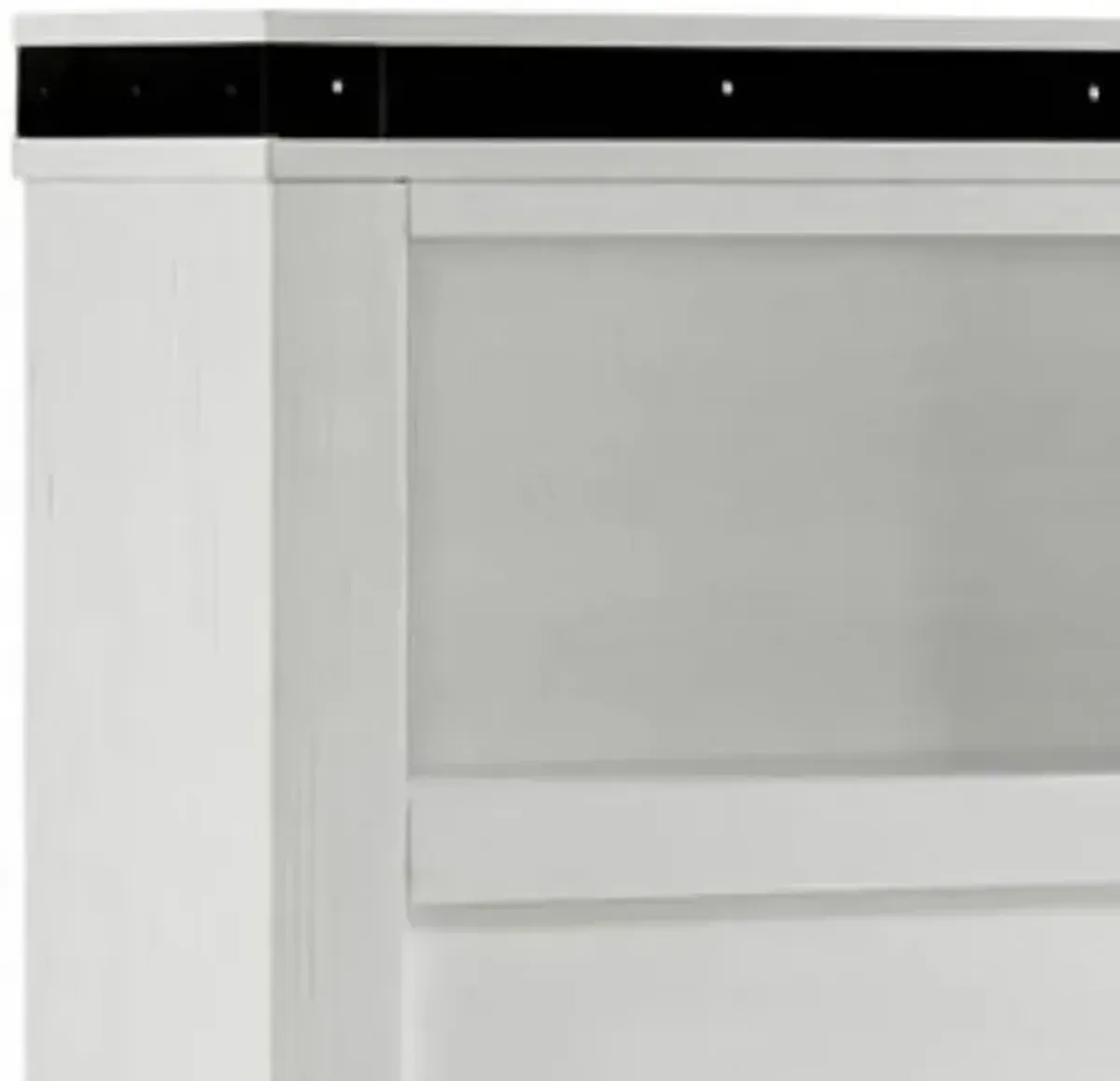 Elements International Wade White Full Bookcase Youth Bed