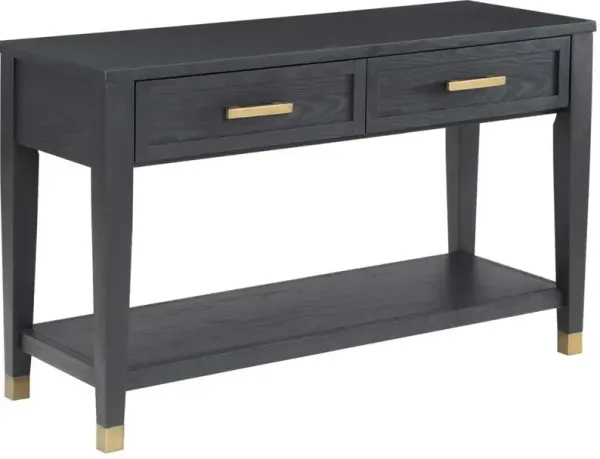Steve Silver Co. Yves Rubbed Charcoal Sofa Table