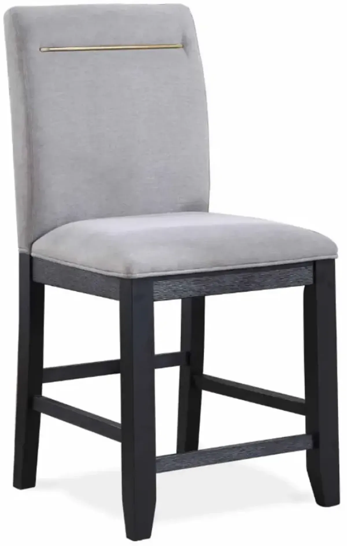 Steve Silver Co. Yves 7-Piece Charcoal/Gray Counter Dining Set