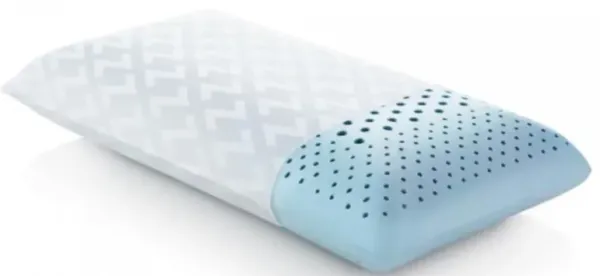 MaloufÂ® Z Zoned Gel DoughÂ® Low Loft Queen Pillow