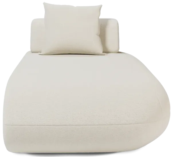 Messina Reversible Armless Chaise