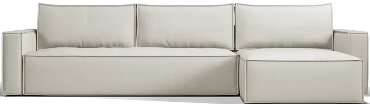 Newilla Standard Arms Sectional Sofa Bed
