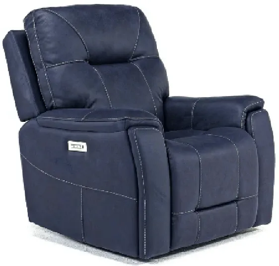 Kingston 3 Power Recliner in Ocean Blue