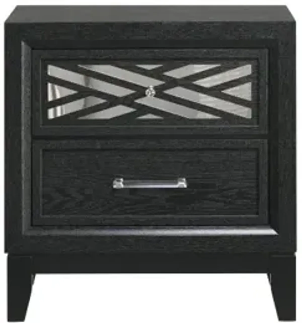 Obsidian Nightstand in Black