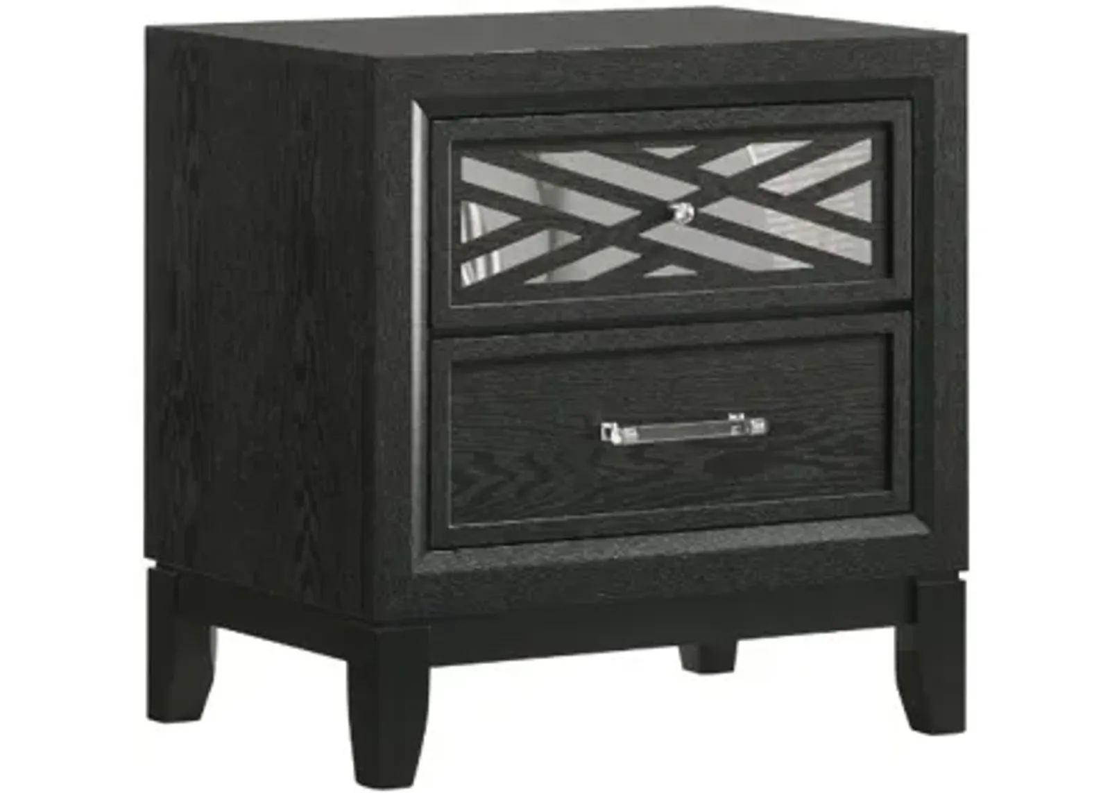 Obsidian Nightstand in Black