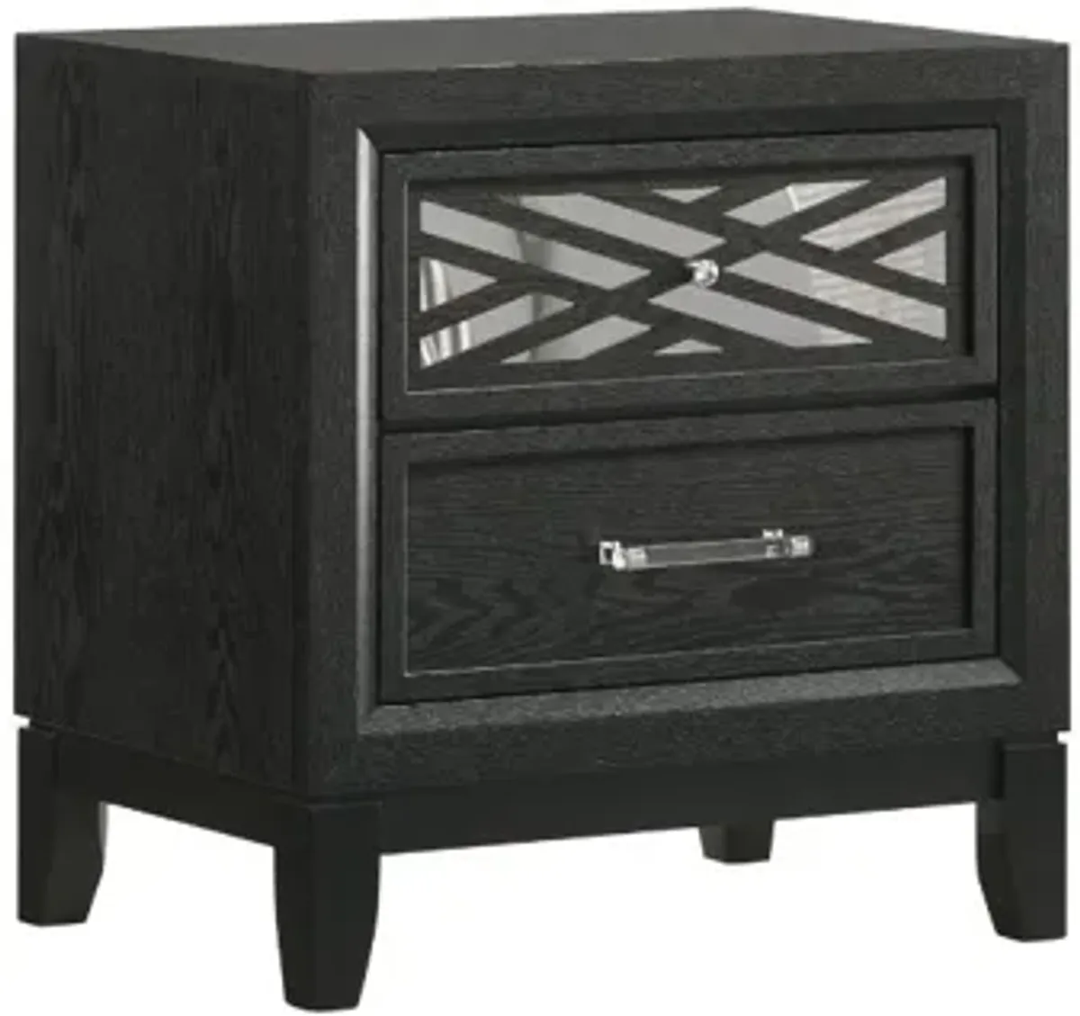 Obsidian Nightstand in Black