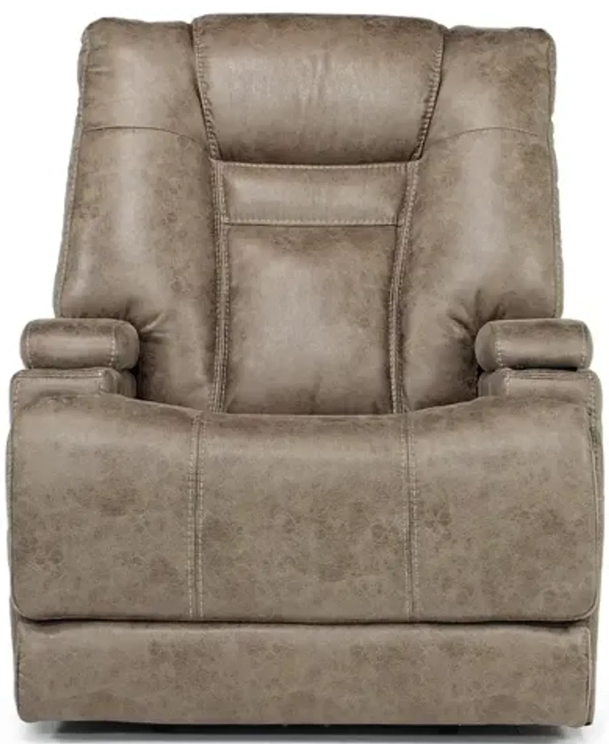 STT 3 Power Recliner w/ Wireless Charger in Mushroom