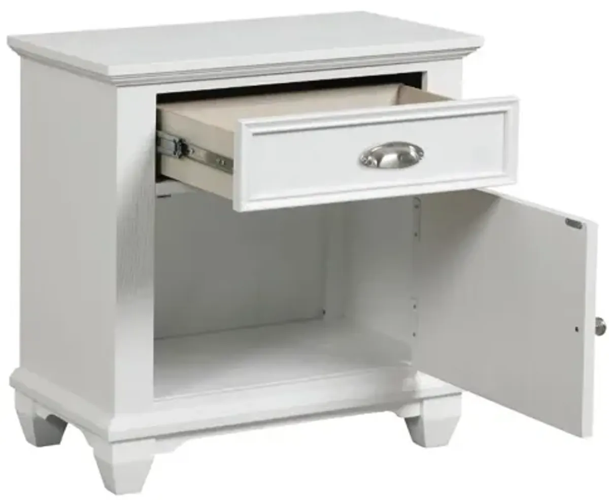 Jamestown Nightstand in White