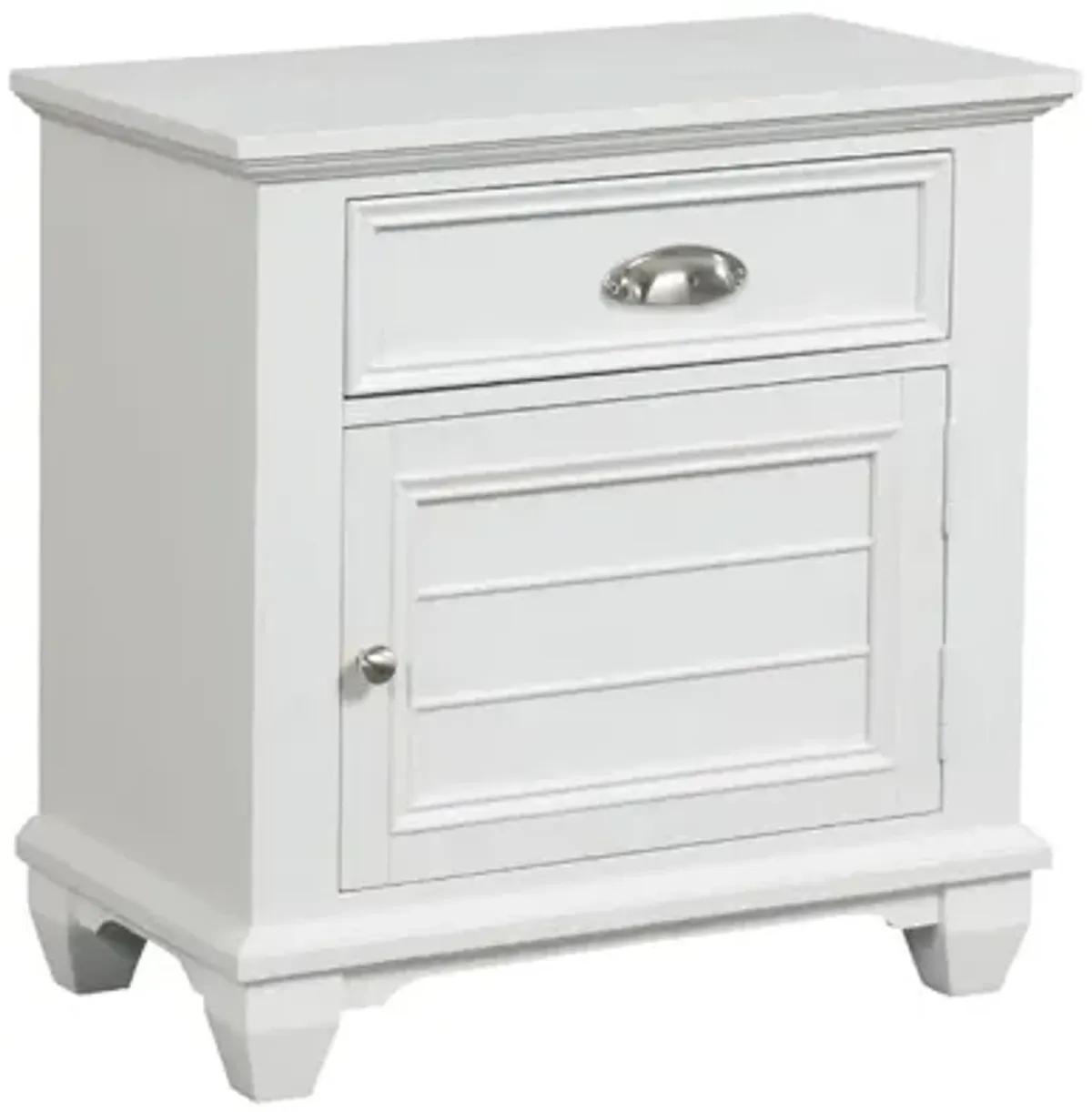 Jamestown Nightstand in White