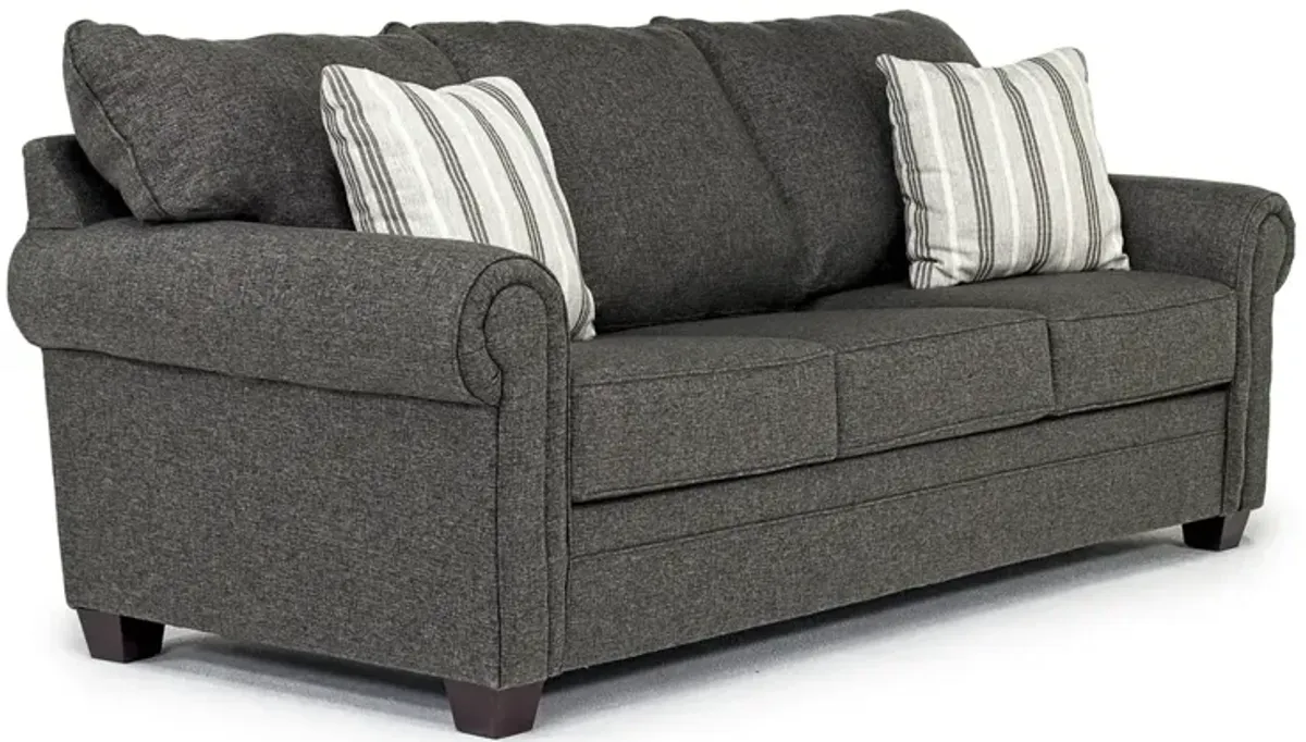 Cordoba Queen Sleeper Sofa in Splash Charcoal