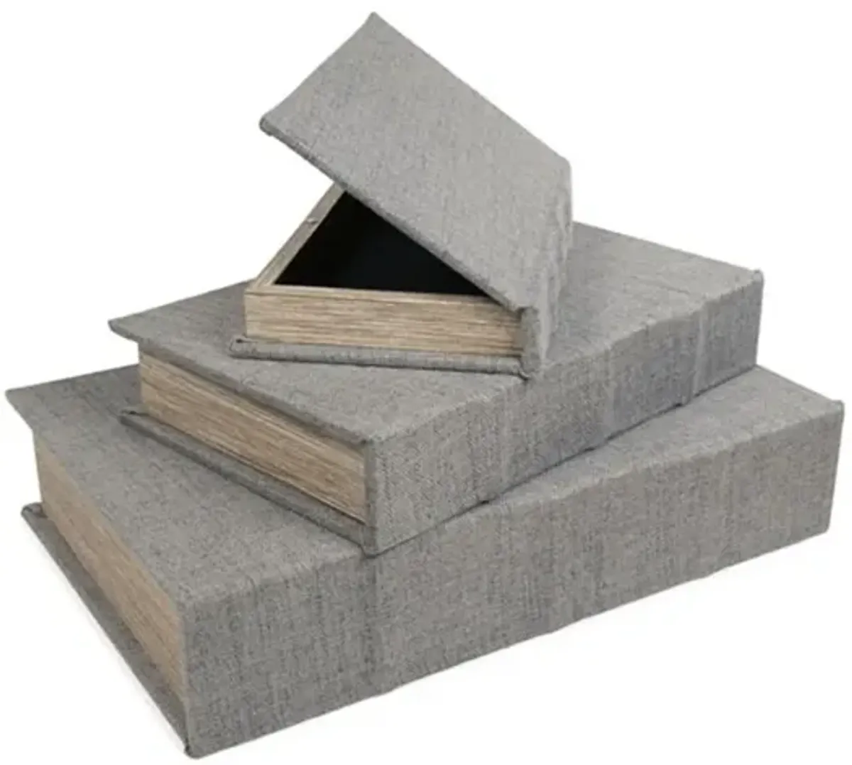 Jolina Box in Gray, Set of 3