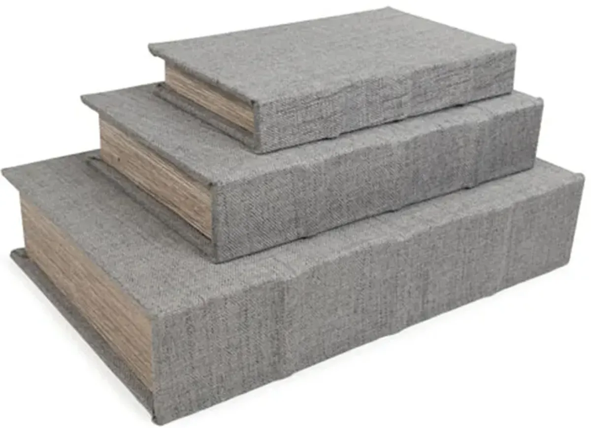 Jolina Box in Gray, Set of 3