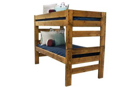 Young Pioneer Bunk Bed in Natural, Twin