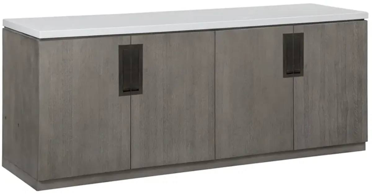 Pure Modern Credenza in Moonstone