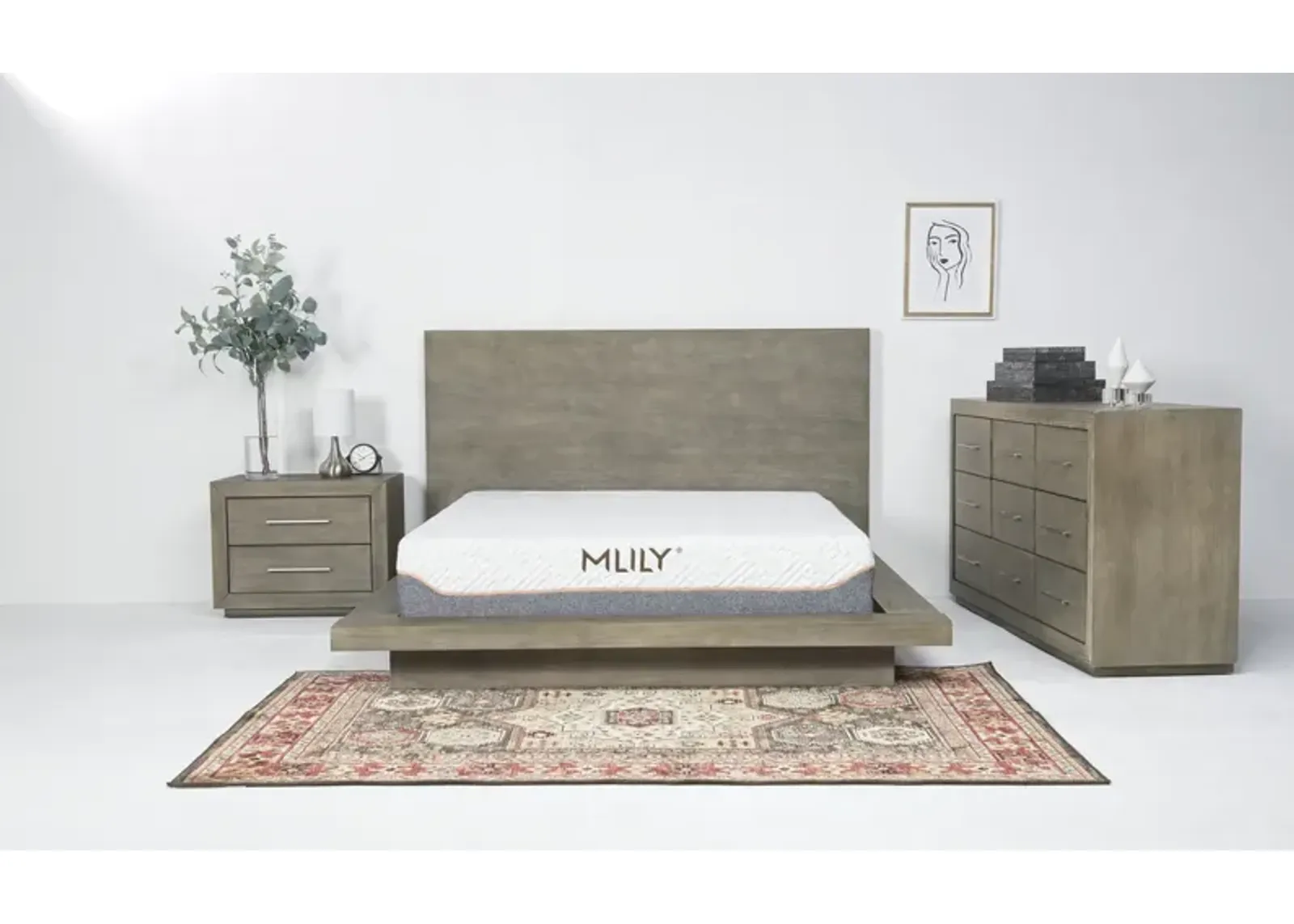 Mlily 11.5 Inch Fusion Supreme Medium Hybrid Mattress, Queen