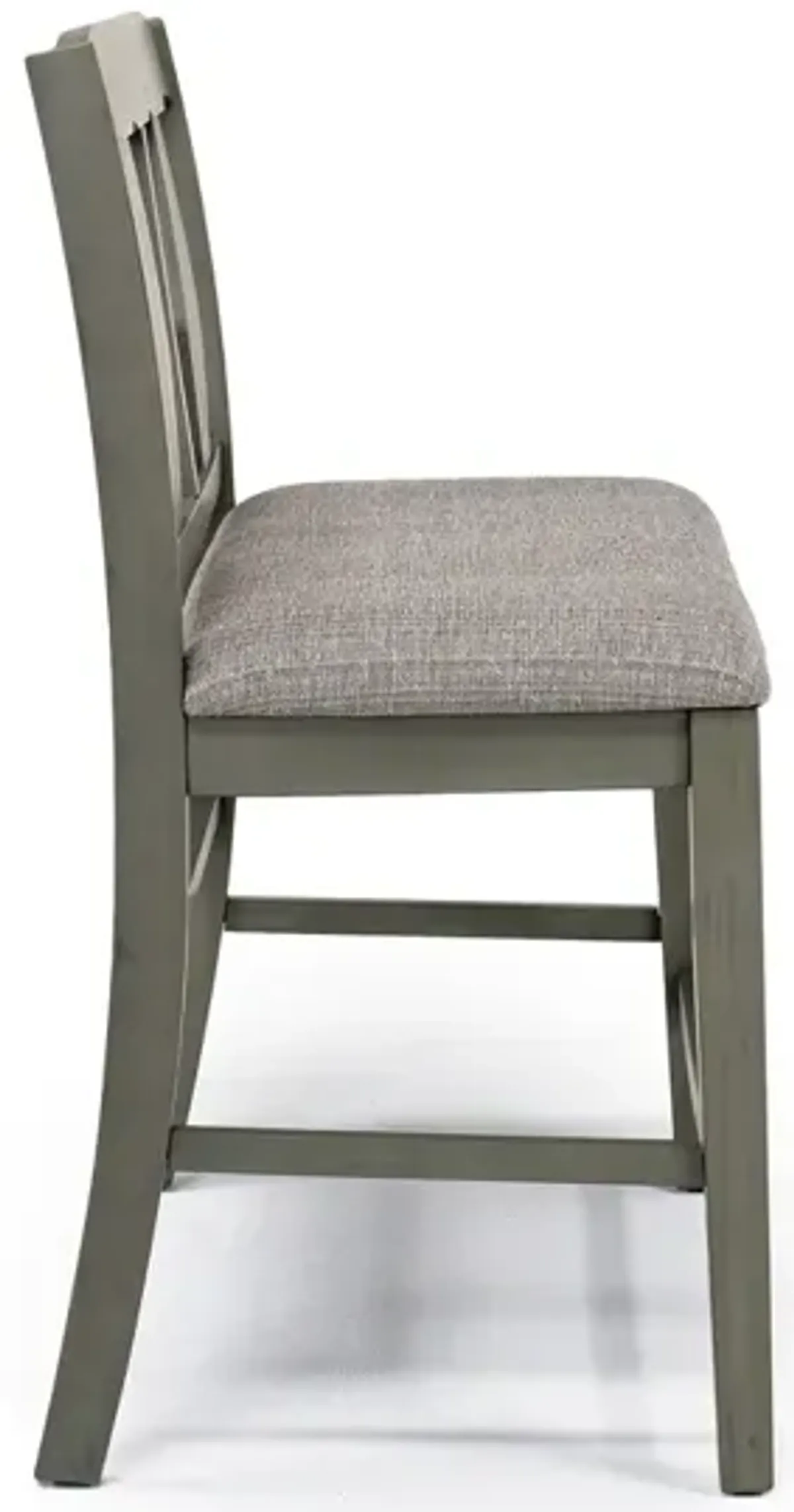 Napa Counter Height Bench in Gray